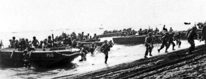 Guadalcanal Landing on August 7th, 1942